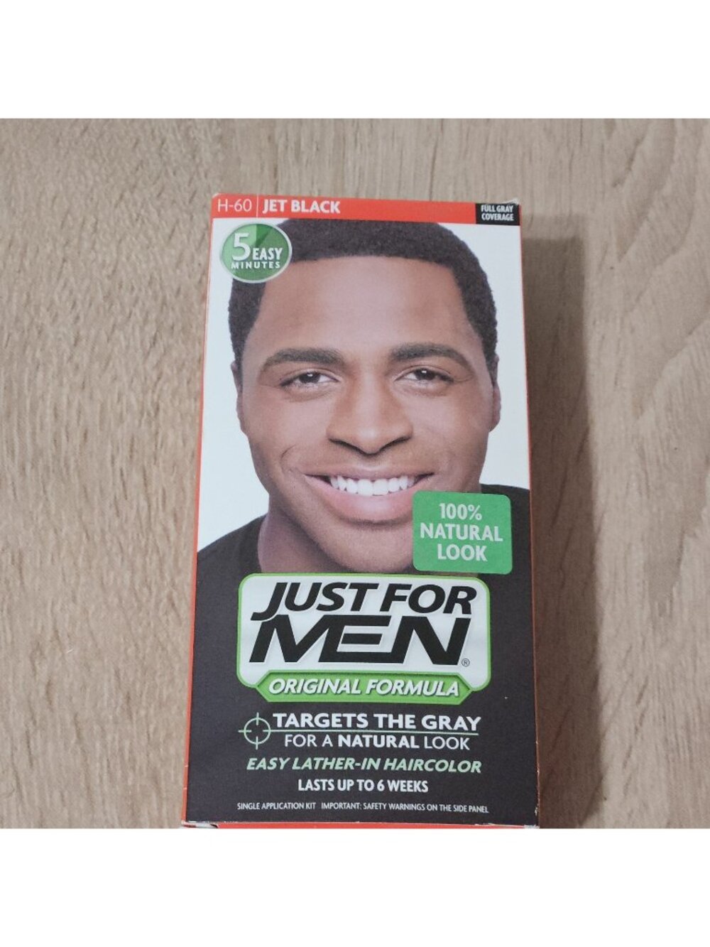 Just for Men Original Formula #H-60 JET BLACK Shampoo-In Hair Color